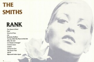 US Rank Live LP Poster - The Smiths, SIRE,